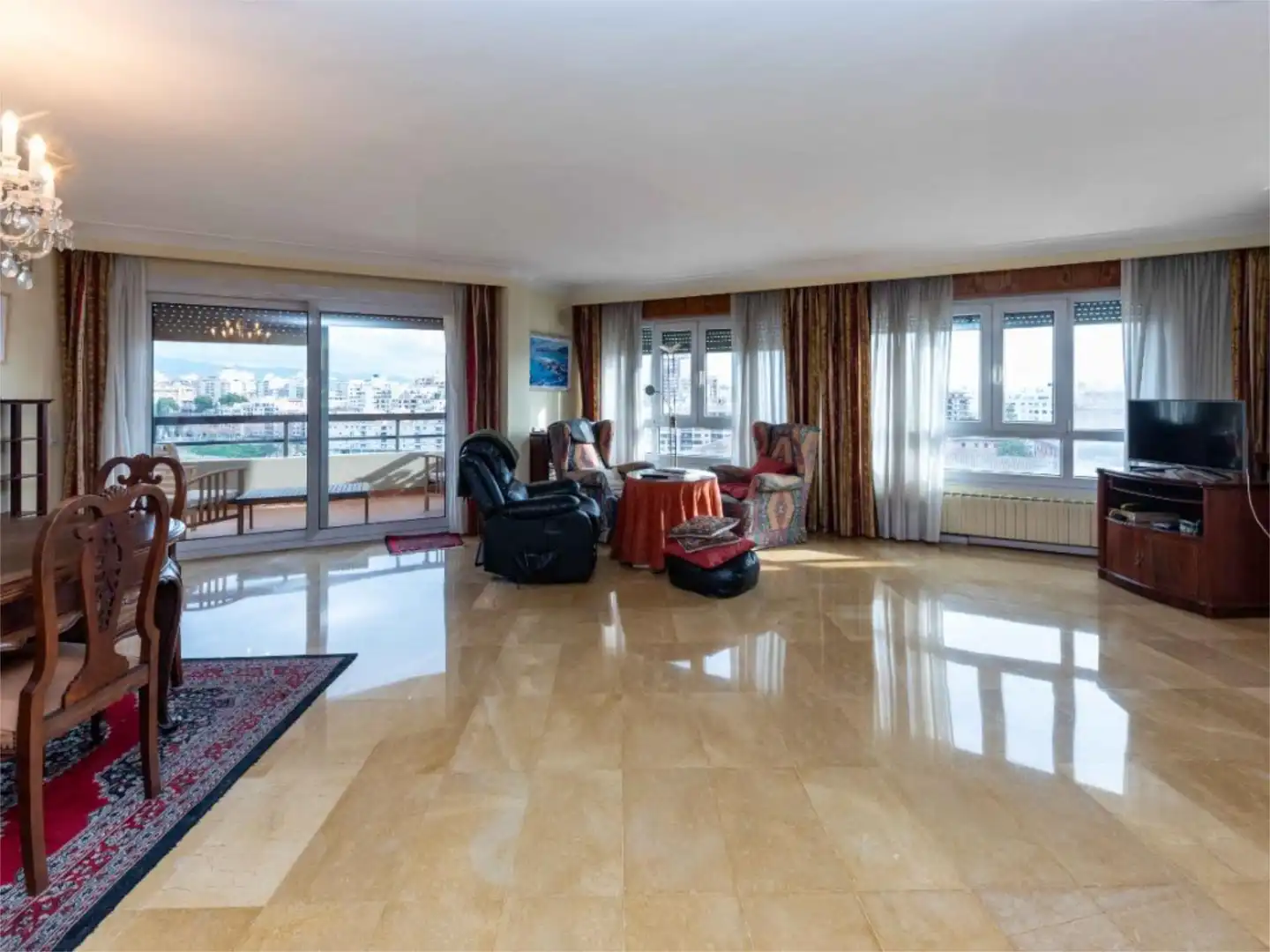 Sala de estar de Piso en venta en  Palma de Mallorca con Aire acondicionado y Balcón