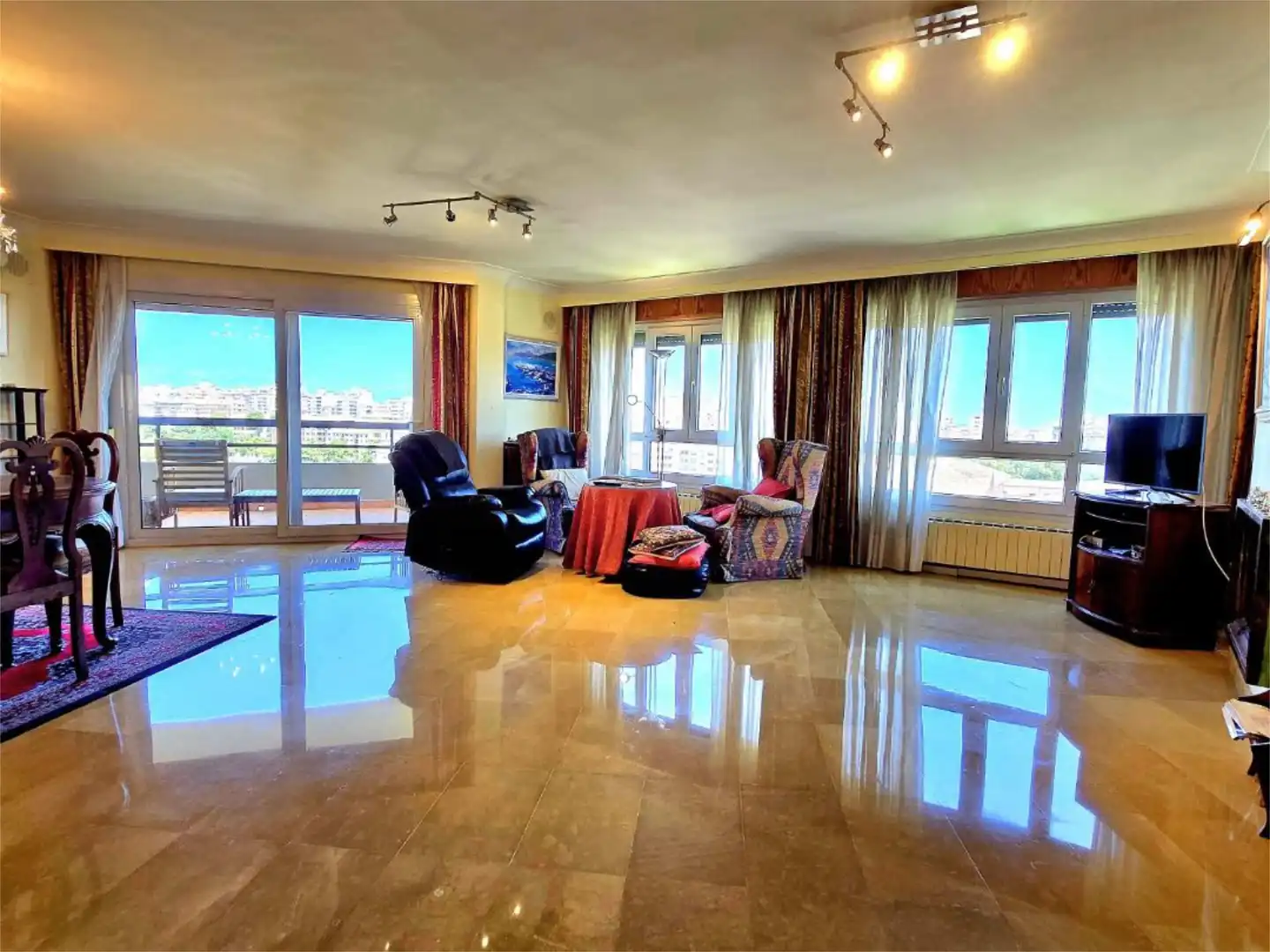 Sala de estar de Piso en venta en  Palma de Mallorca con Aire acondicionado y Balcón