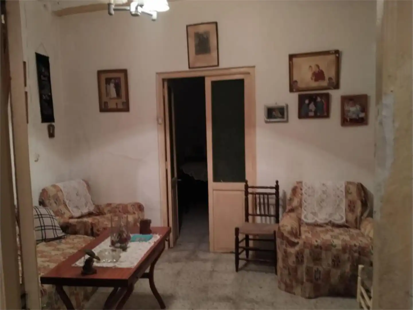 Sala de estar de Piso en venta en Huerta de Valdecarábanos con Terraza, Trastero y Amueblado