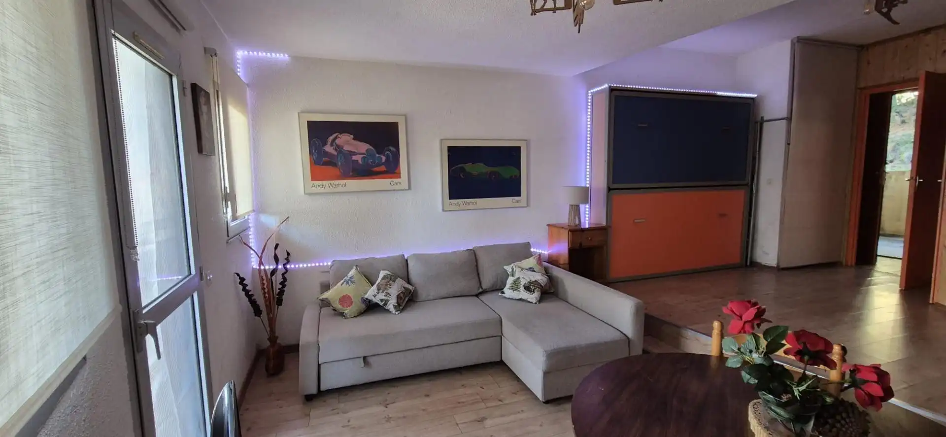 Living room of Flat for rent in Eyne  with Heating, Private garden and Parquet flooring