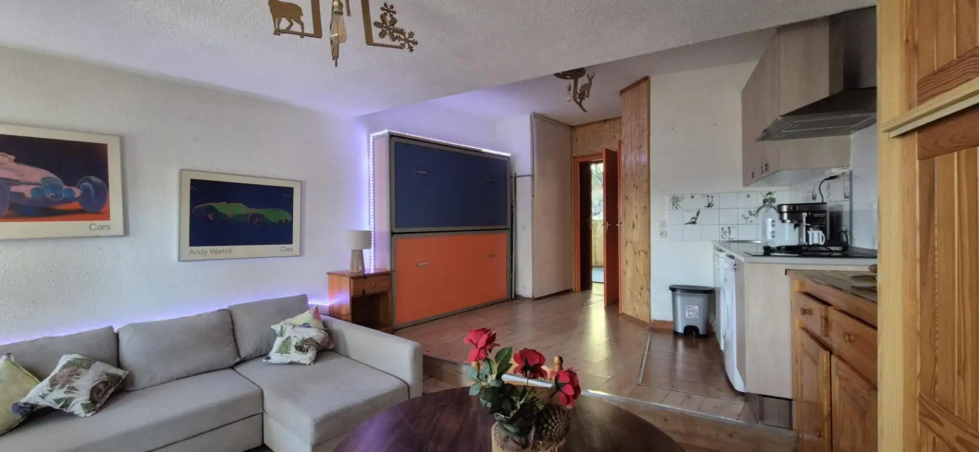 Living room of Flat for rent in Eyne  with Heating, Private garden and Parquet flooring