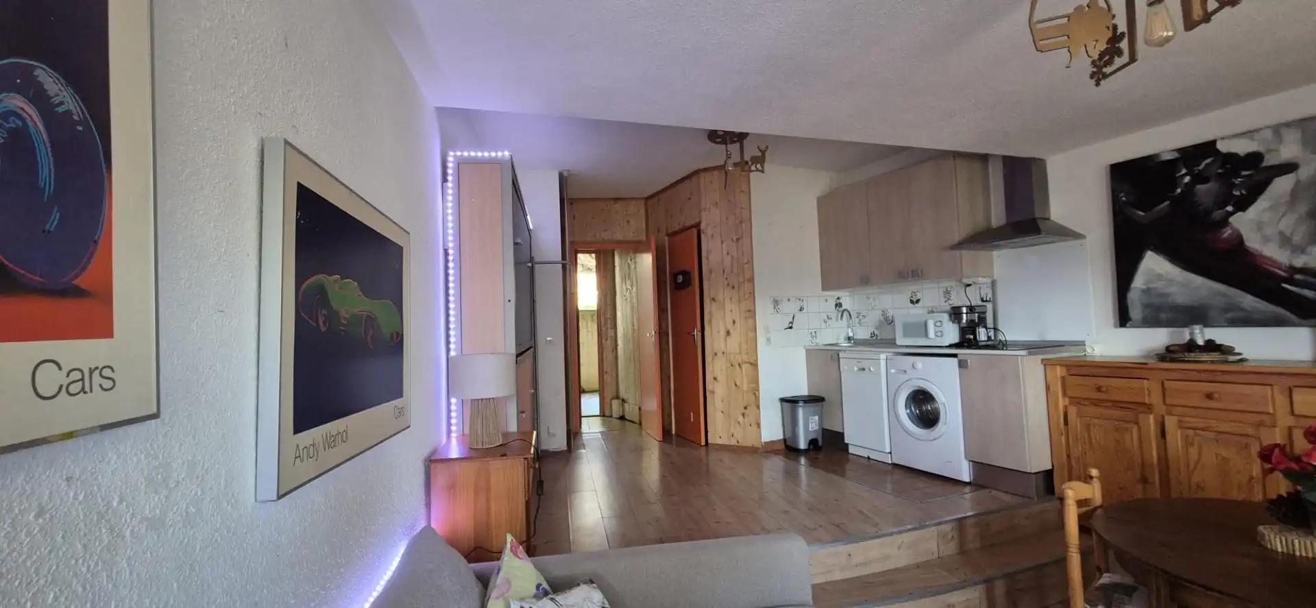 Living room of Flat for rent in Eyne  with Heating, Private garden and Parquet flooring