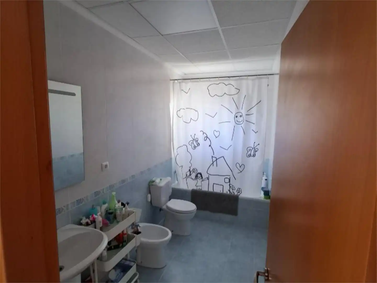 Bathroom of Houses for rent in Olocau  with Air Conditioner and Swimming Pool