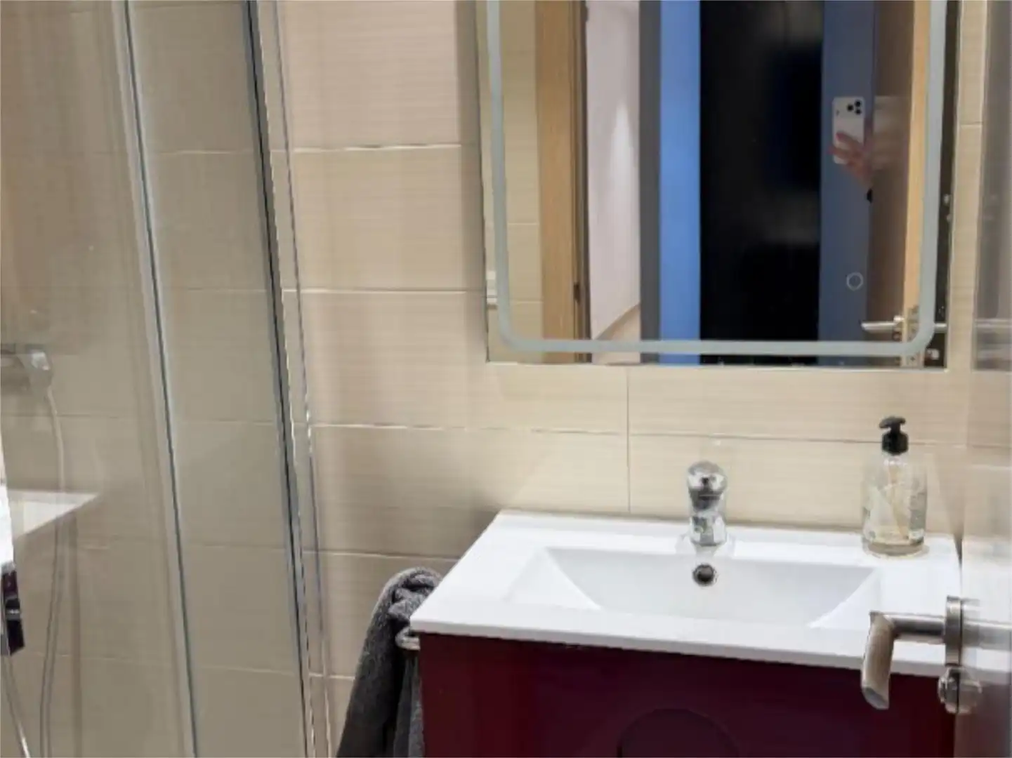 Badezimmer von Wohnung zum Verkauf in Sant Joan de Moró mit Klimaanlage, Terrasse und Möbliert