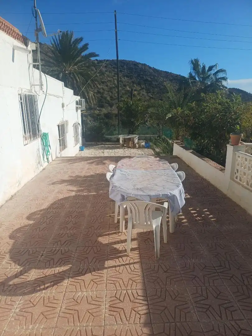 Finca rústica en venta en Calle Jurados, 107, San Juan de los Terreros Terraza de Finca rústica en venta en Pulpí con Aire acondicionado, Terraza y Piscina