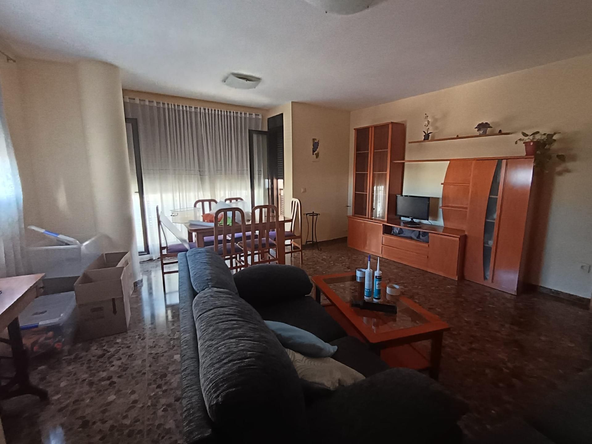 Sala d'estar de Pis de lloguer en Burriana / Borriana amb Moblat, Balcó i Videoporter