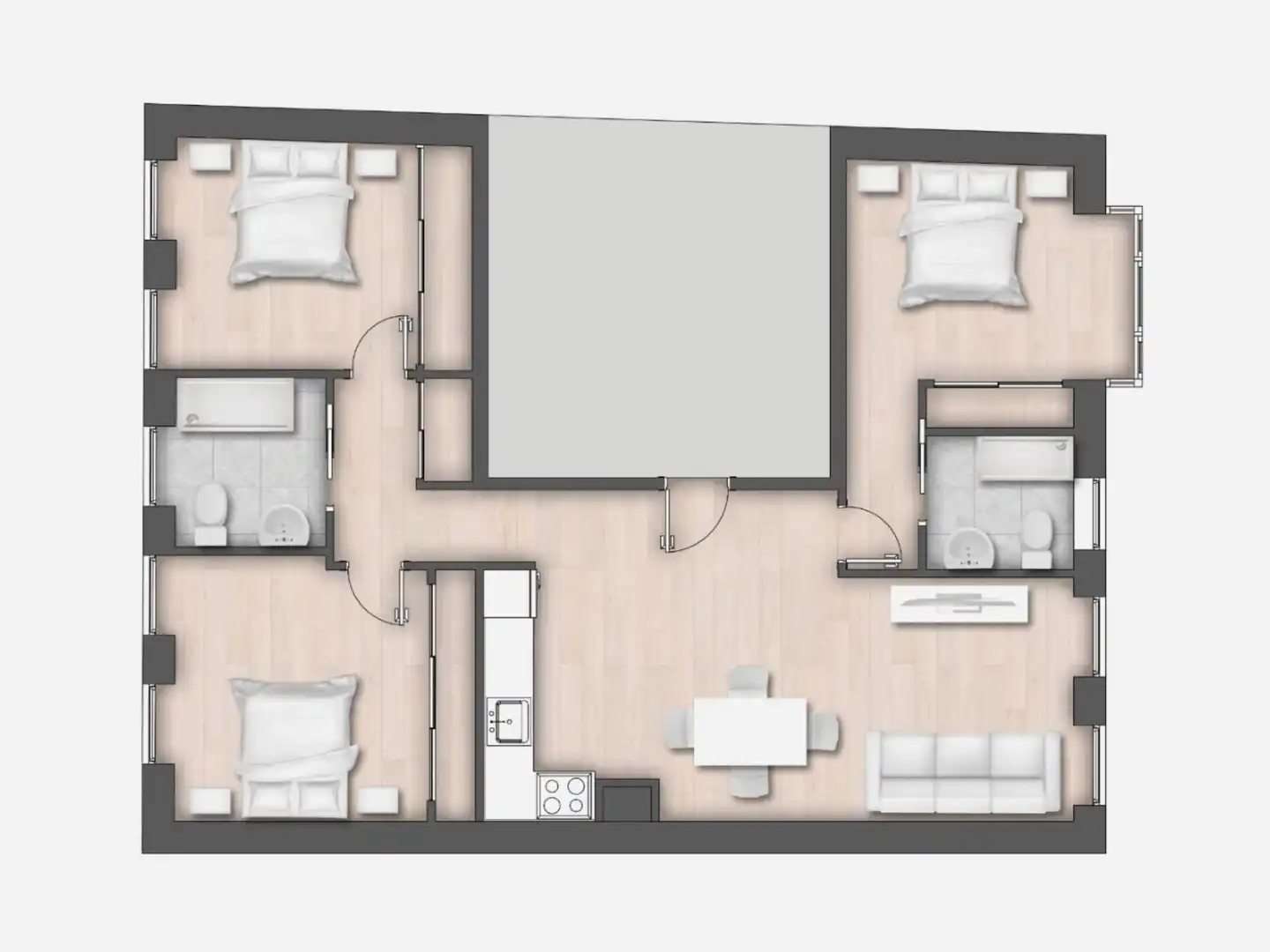 Apartamento en venta en Calle de Uceda, 54, Palomeras Bajas Apartamento en venta en Madrid Capital con Aire acondicionado