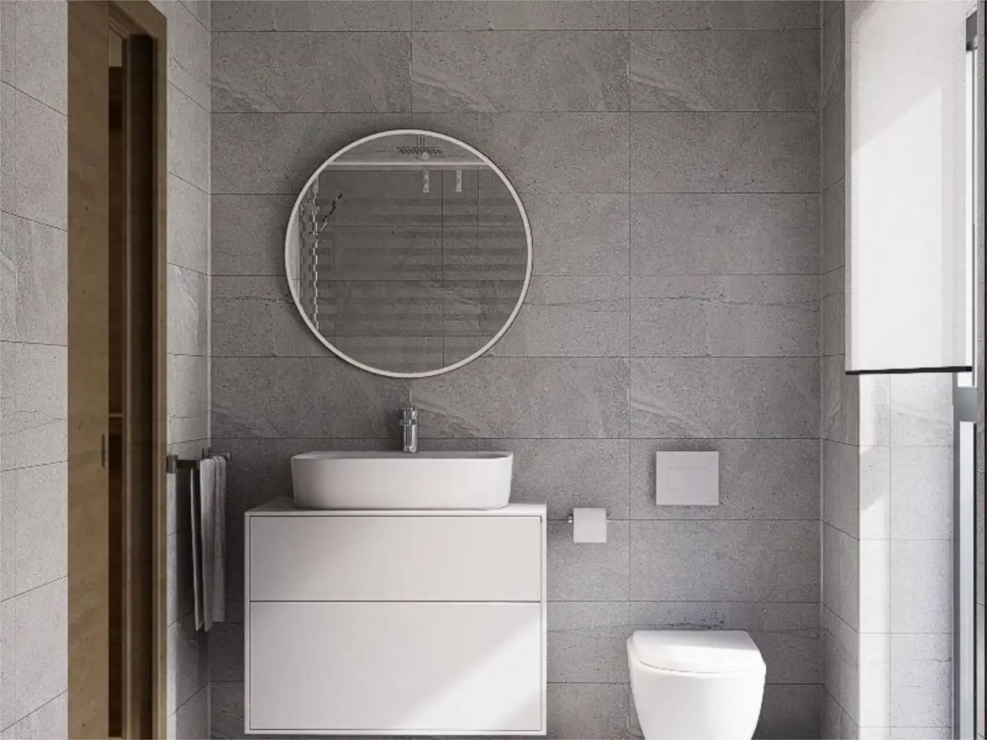 Apartamento en venta en Calle de Uceda, 54, Palomeras Bajas Baño de Apartamento en venta en Madrid Capital con Aire acondicionado