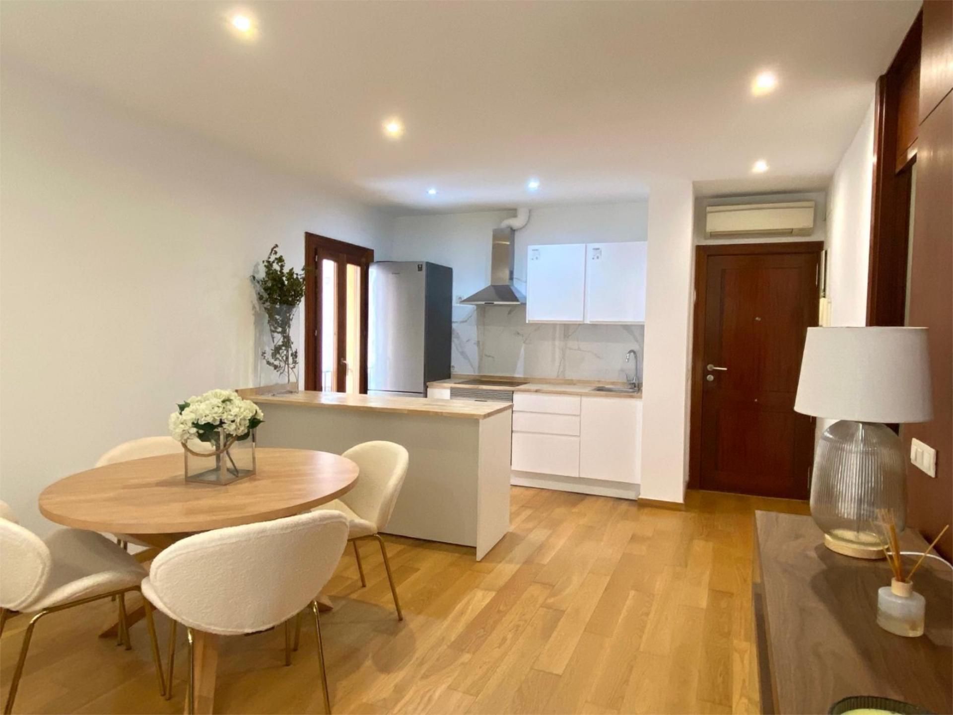 Kitchen of Flat for sale in  Palma de Mallorca  with Air Conditioner, Parquet flooring and Furnished