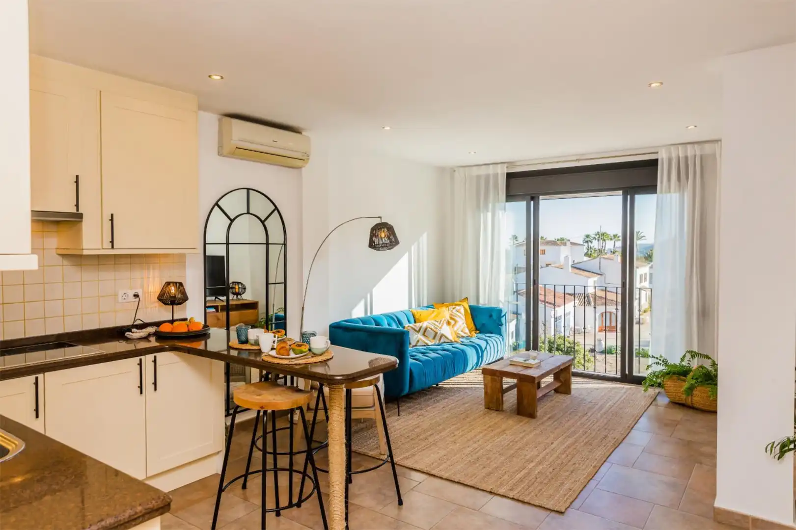 Apartamento en venta en Carrer Secretari Vicente Pastor Trinquet, 27, Centro Sala de estar de Apartamento en venta en Benitachell / El Poble Nou de Benitatxell con Aire acondicionado, Calefacción y Trastero