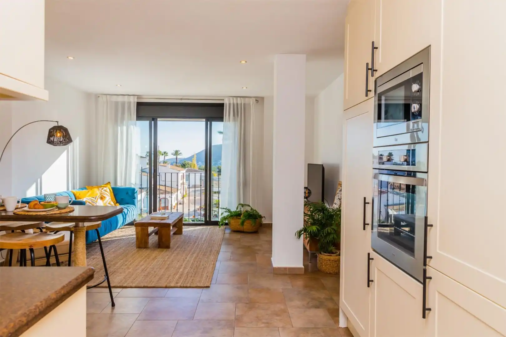 Apartamento en venta en Carrer Secretari Vicente Pastor Trinquet, 27, Centro Sala de estar de Apartamento en venta en Benitachell / El Poble Nou de Benitatxell con Aire acondicionado, Calefacción y Trastero