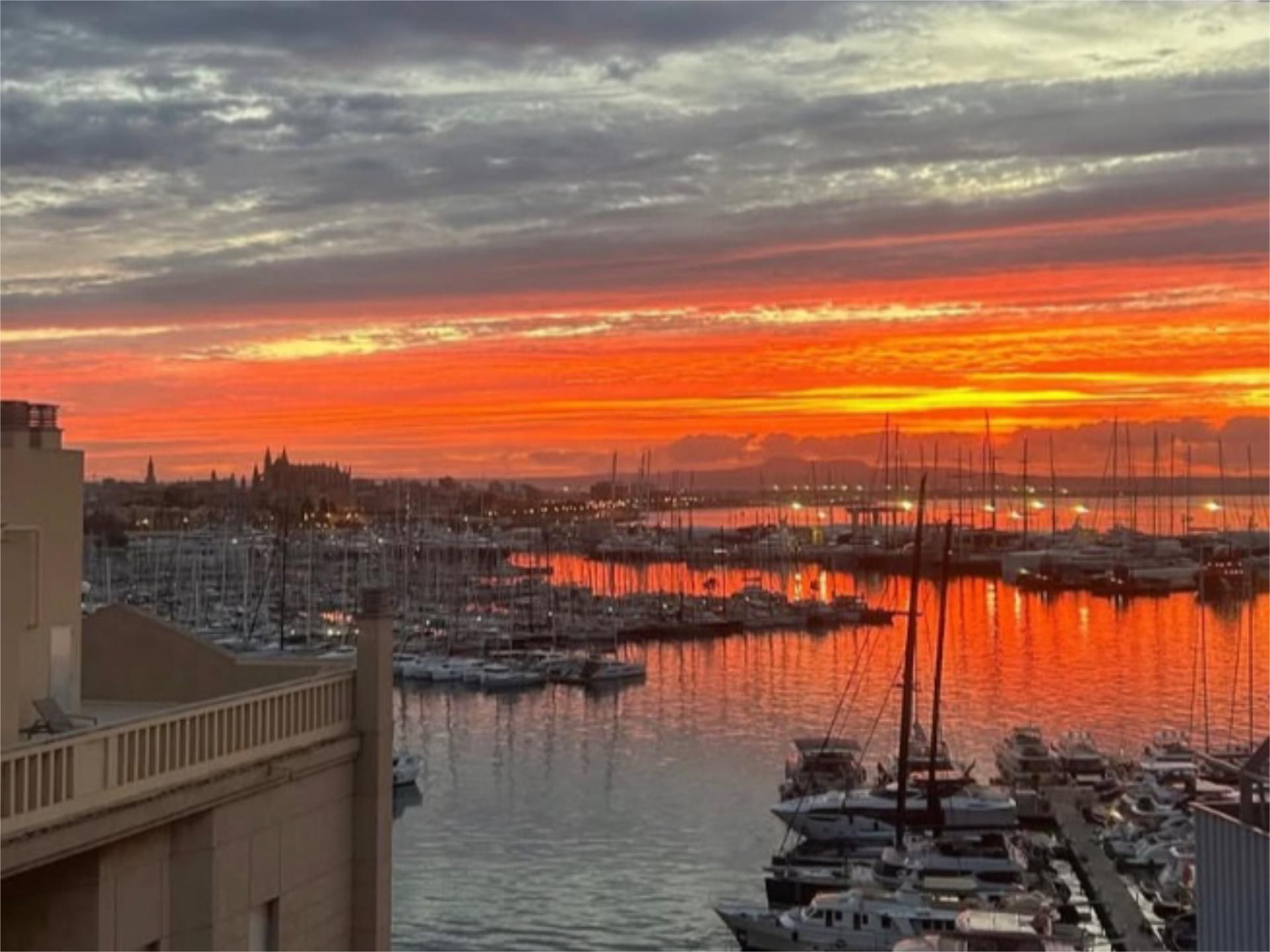 Exterior view of Flat for sale in  Palma de Mallorca  with Air Conditioner, Parquet flooring and Terrace