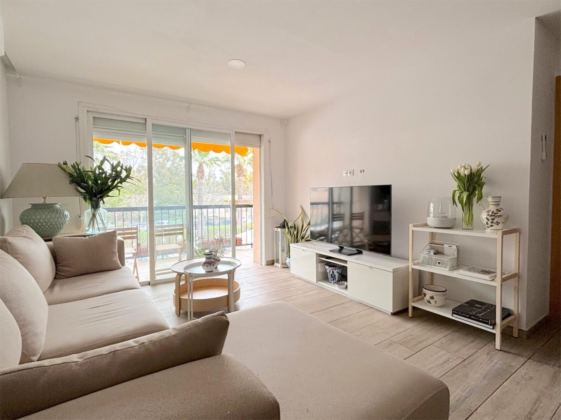 Flat for sale in Santa Ponça Living room of Flat for sale in Calvià with Air Conditioner and Balcony