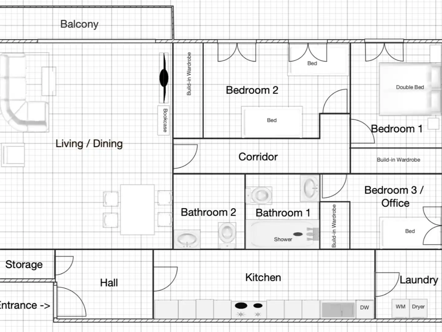 Flat for sale in Calvià  with Air Conditioner, Furnished and Community parking