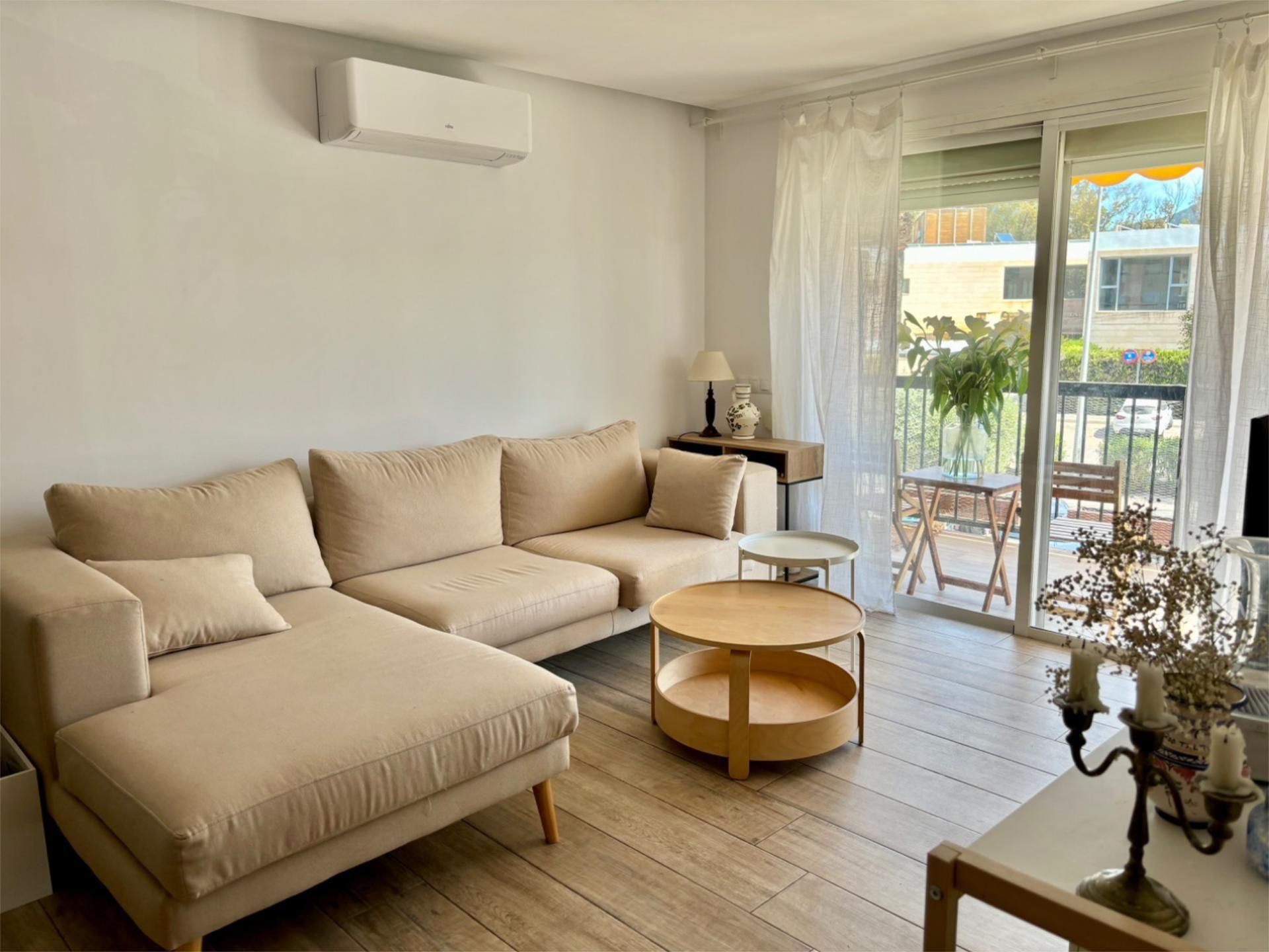 Sala de estar de Piso en venta en Calvià con Aire acondicionado, Amueblado y Parking comunitario