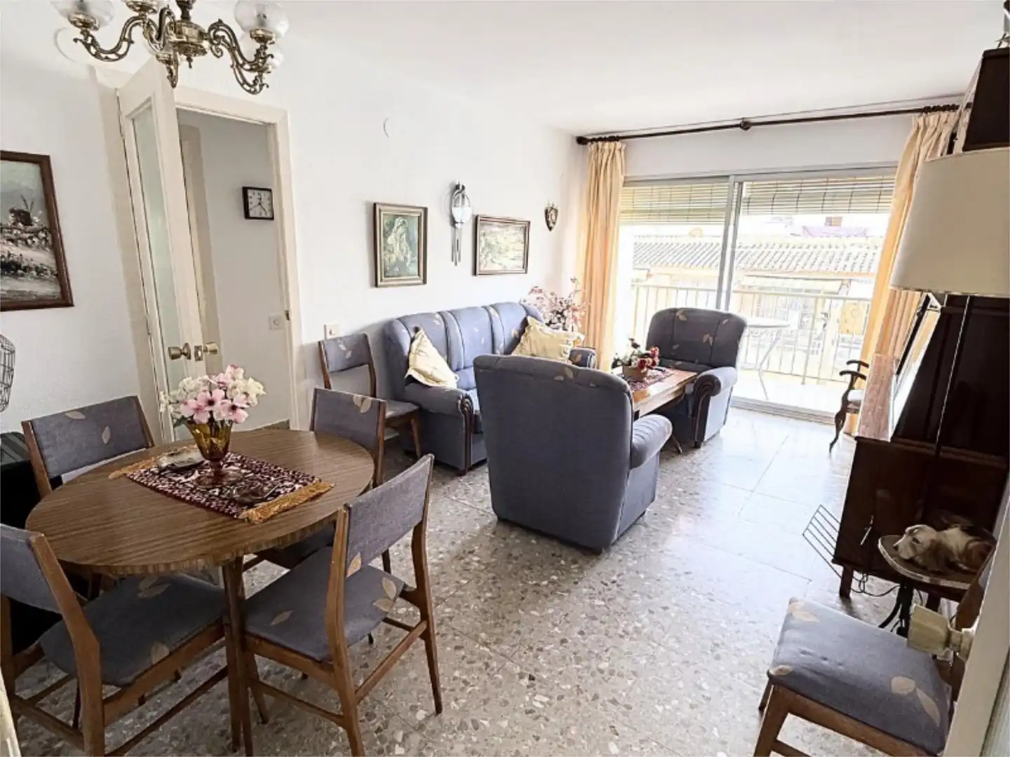 Piso en venta en Carrer Doctor Fleming, 10, Zona Pueblo Sala de estar de Piso en venta en Calpe / Calp con Aire acondicionado, Calefacción y Parquet