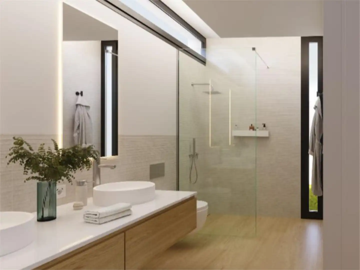 Detached homes for sale in Carrer del Cigne, 12, Corinto - Almarda Bathroom of Detached homes for sale in Sagunto / Sagunt with Air Conditioner, Heating and Private garden