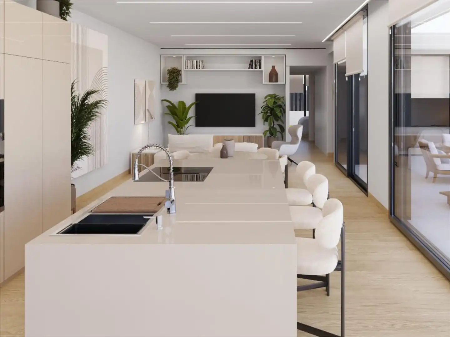 Detached homes for sale in Carrer del Cigne, 12, Corinto - Almarda Kitchen of Detached homes for sale in Sagunto / Sagunt with Air Conditioner, Heating and Private garden