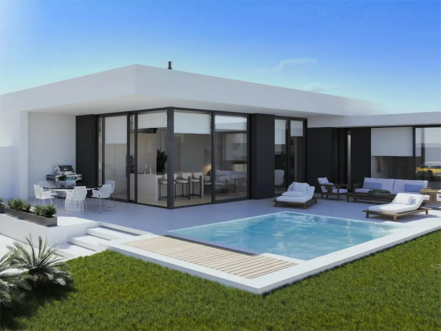 Detached homes for sale in Carrer del Cigne, 12, Corinto - Almarda Swimming pool of Detached homes for sale in Sagunto / Sagunt with Air Conditioner, Heating and Private garden