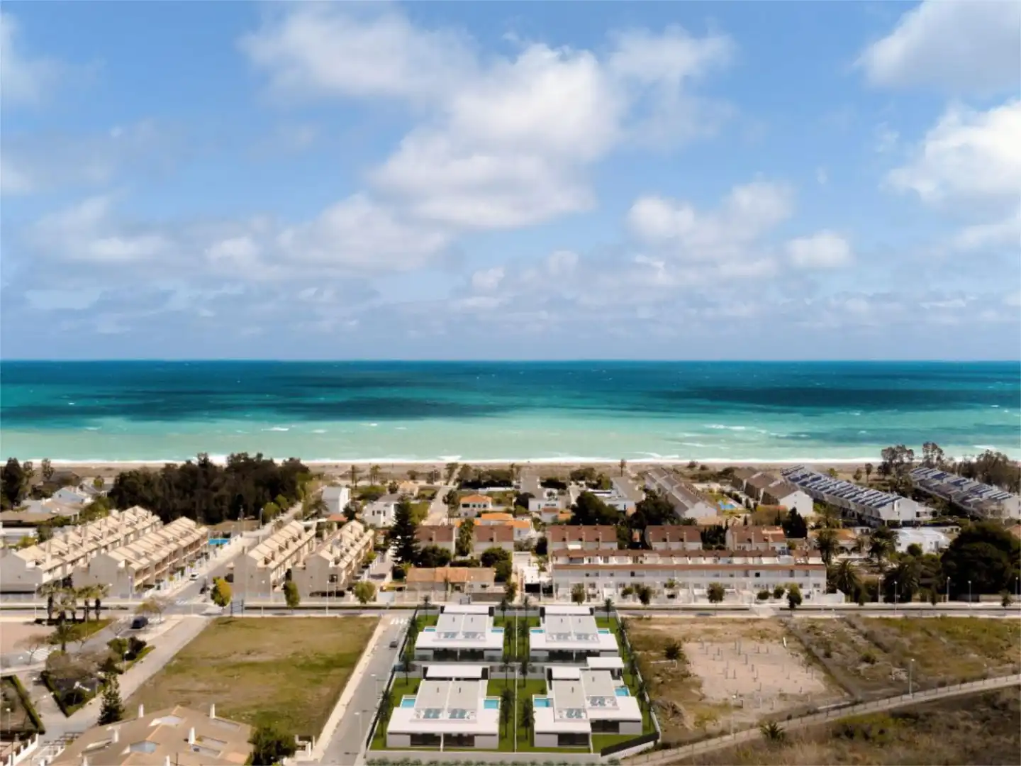Detached homes for sale in Carrer del Cigne, 12, Corinto - Almarda Exterior view of Detached homes for sale in Sagunto / Sagunt with Air Conditioner, Heating and Private garden