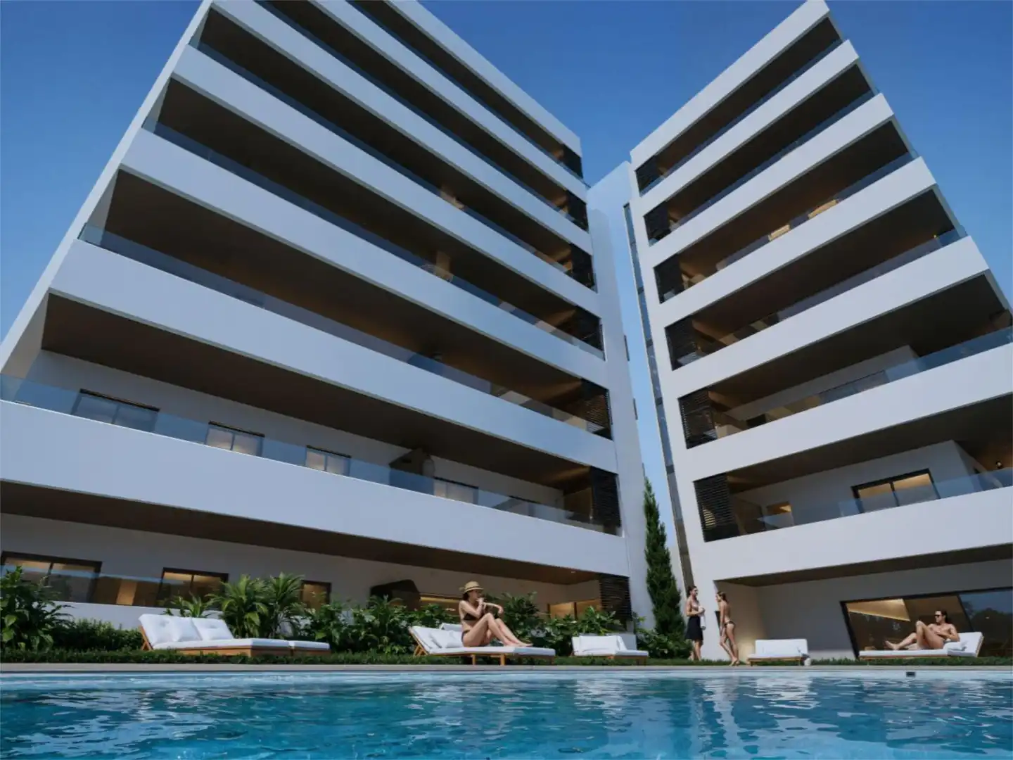 Swimming pool of Flat for sale in Almería  with Terrace, Storage room and Swimming Pool