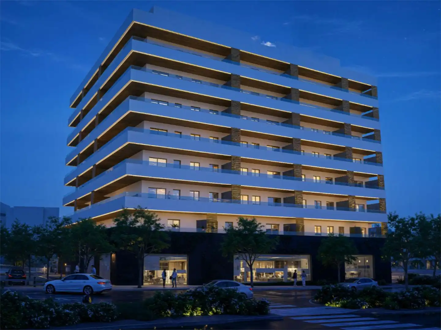 Exterior view of Flat for sale in Almería  with Terrace, Storage room and Swimming Pool