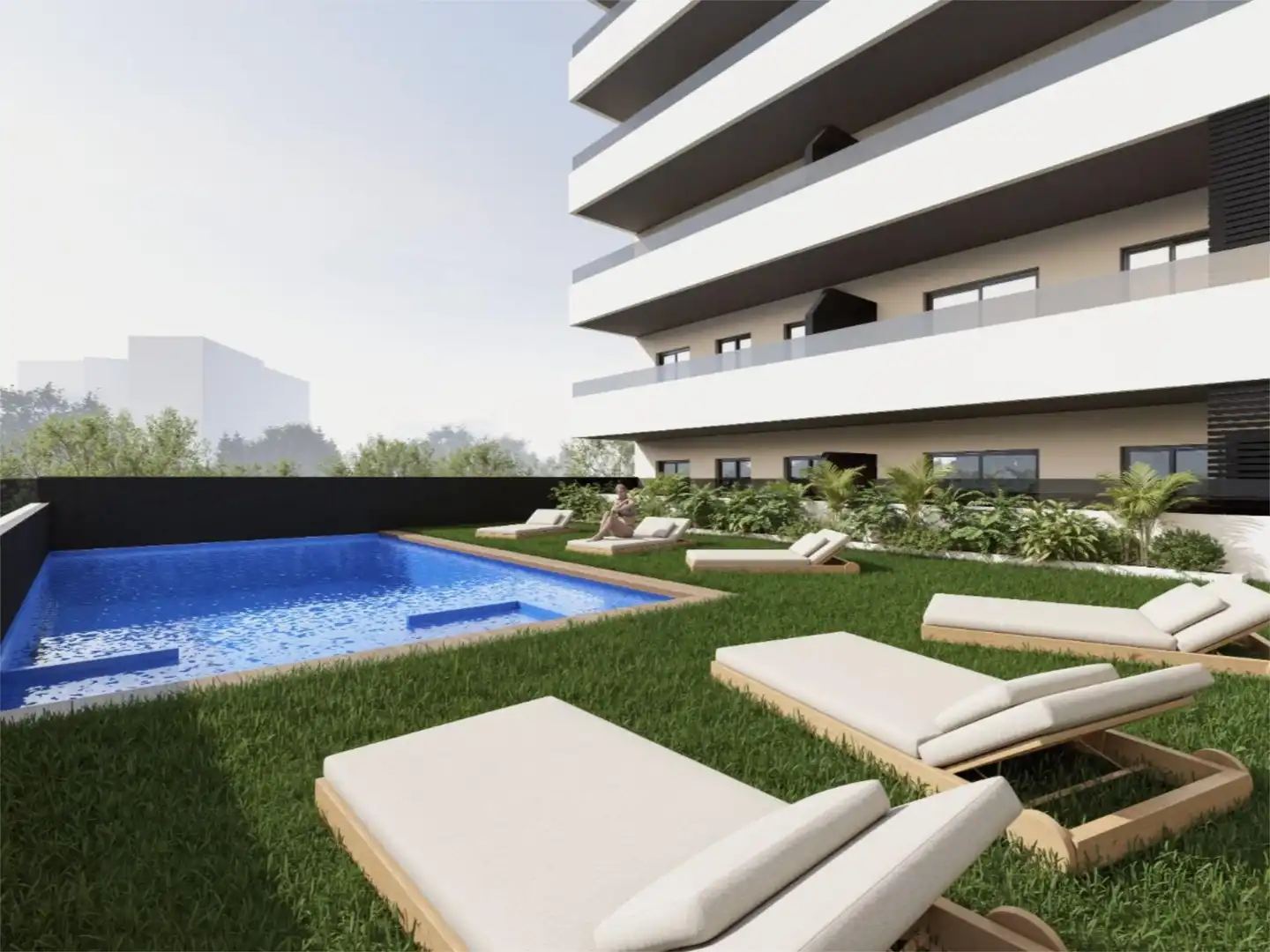 Swimming pool of Flat for sale in Almería  with Terrace, Storage room and Swimming Pool