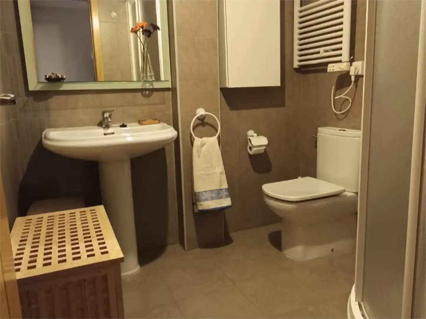 Badezimmer von Wohnung zum Verkauf in Piedrahíta mit Heizung, Terrasse und Möbliert