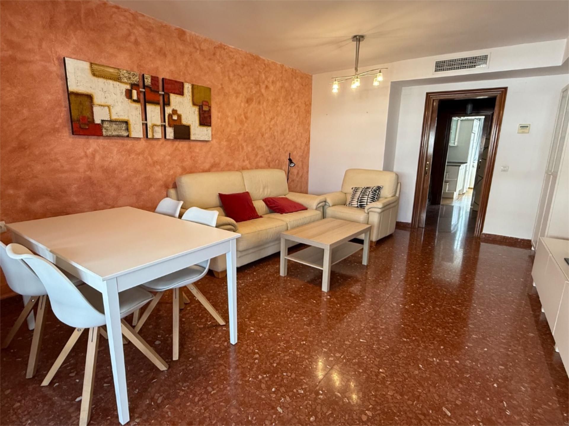 Sala d'estar de Pis de lloguer en Málaga Capital amb Aire condicionat, Calefacció i Terrassa