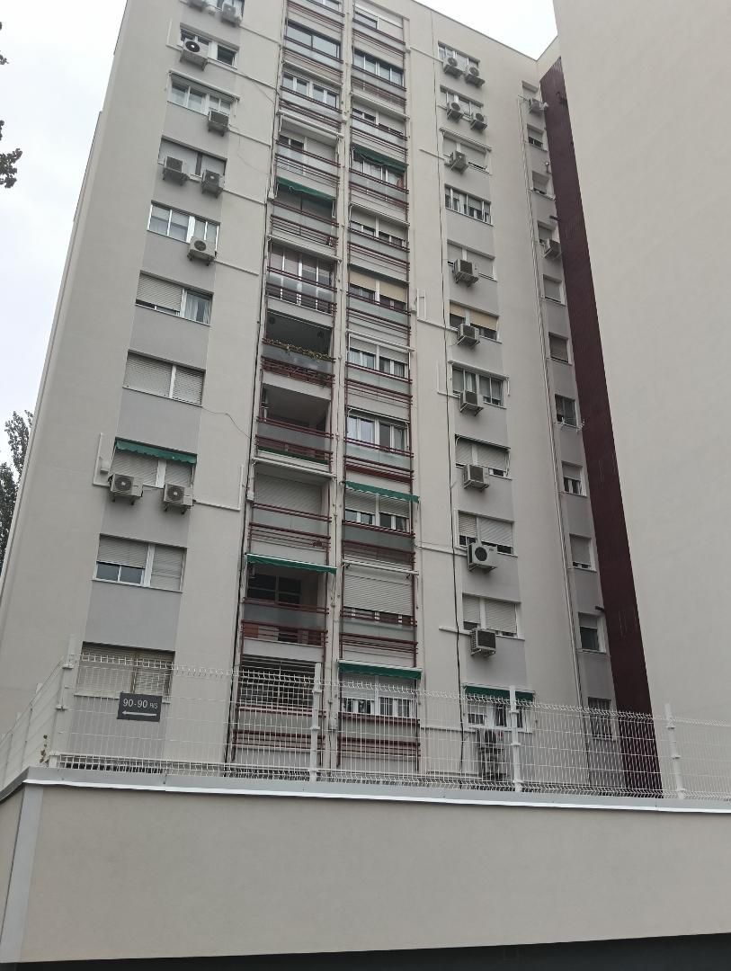 Exterior view of Flat to rent in  Madrid Capital  with Air Conditioner and Terrace