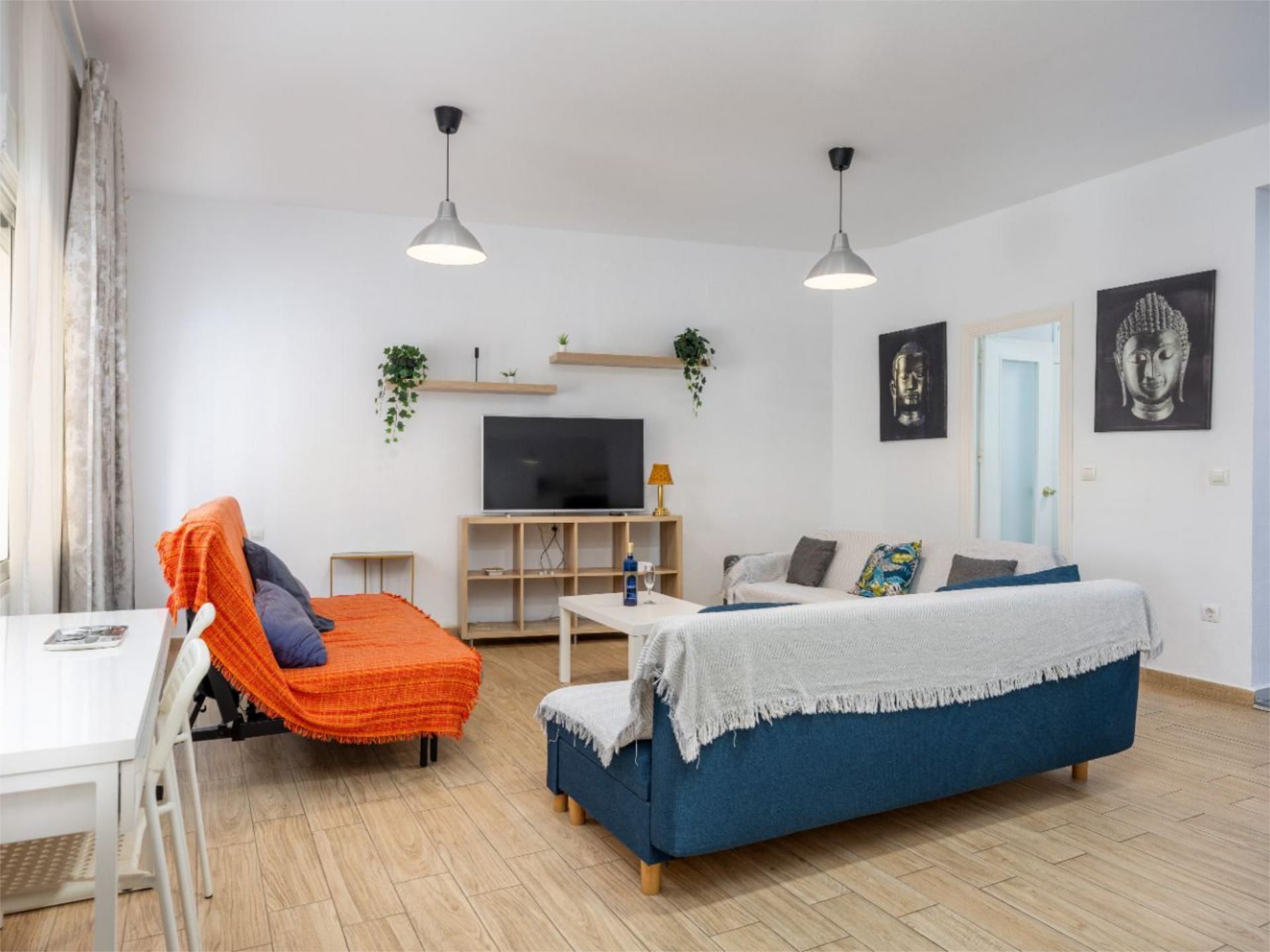 Sala d'estar de Pis en venda en El Puerto de Santa María amb Aire condicionat, Calefacció i Parquet