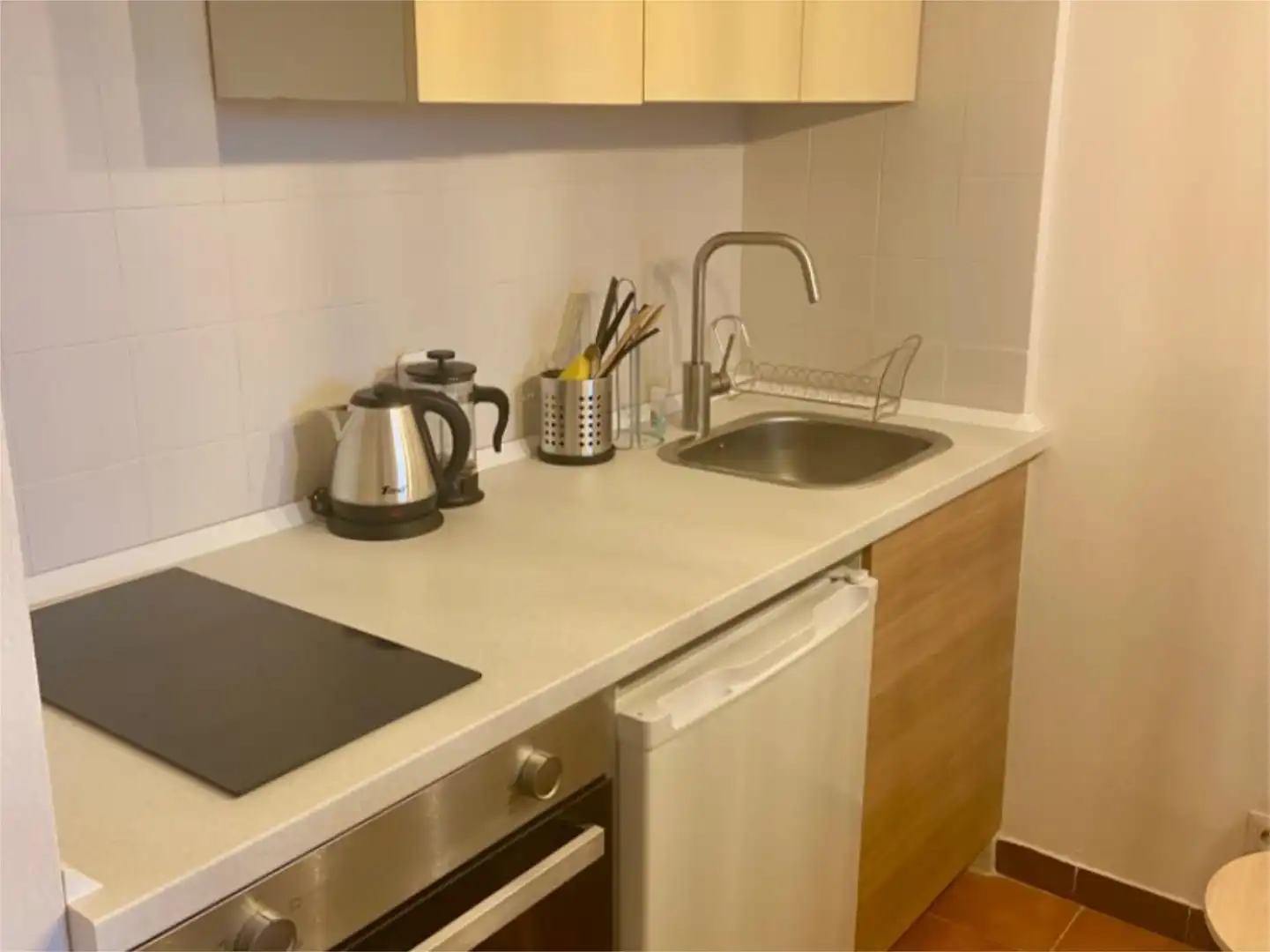 Cocina de Estudio de alquiler en Empuriabrava con Calefacción, Amueblado y Balcón