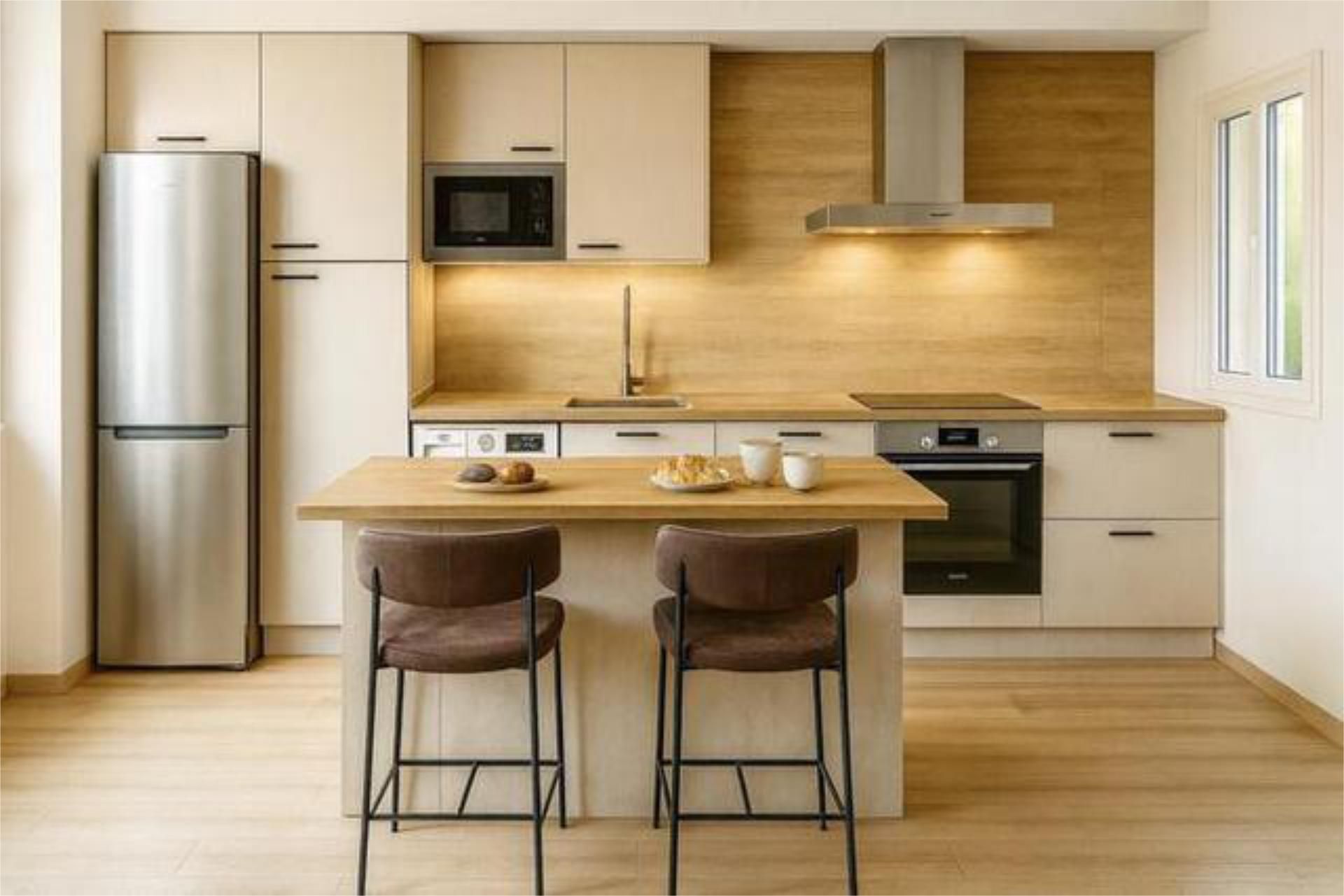 Kitchen of Flat to rent in Higuera la Real  with Terrace and Furnished