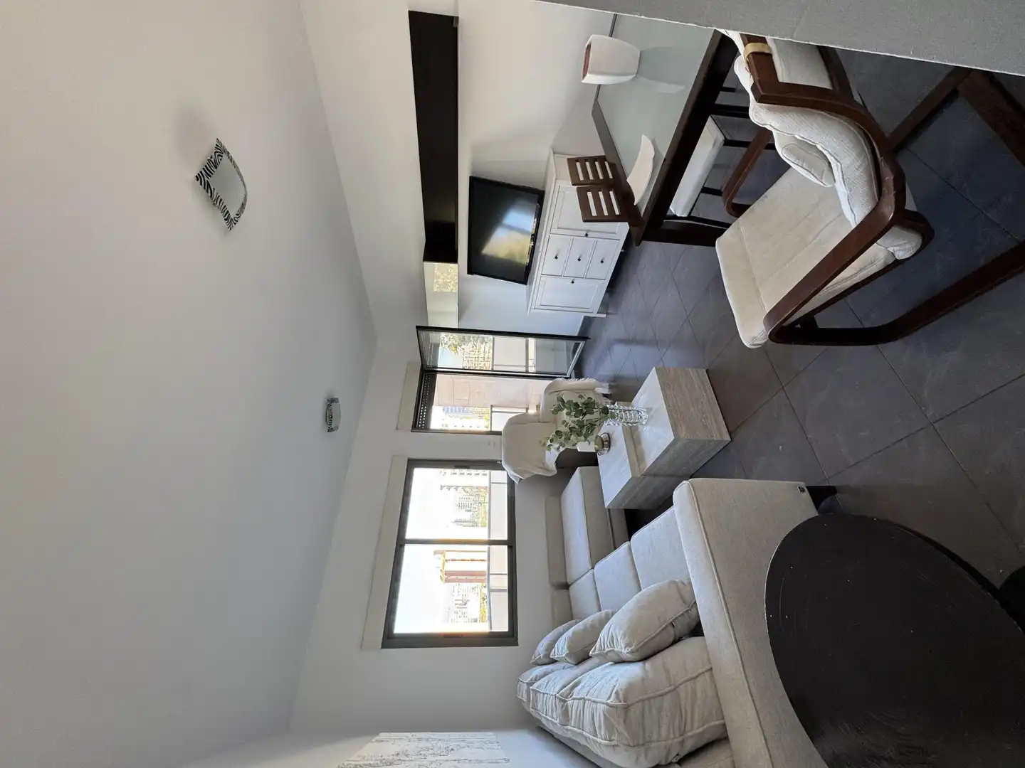 Wohnung zur Miete in Avenida de Madrid, 25, Pueblo Wohnzimmer von Wohnung zur Miete in Guardamar del Segura mit Klimaanlage, Terrasse und Möbliert