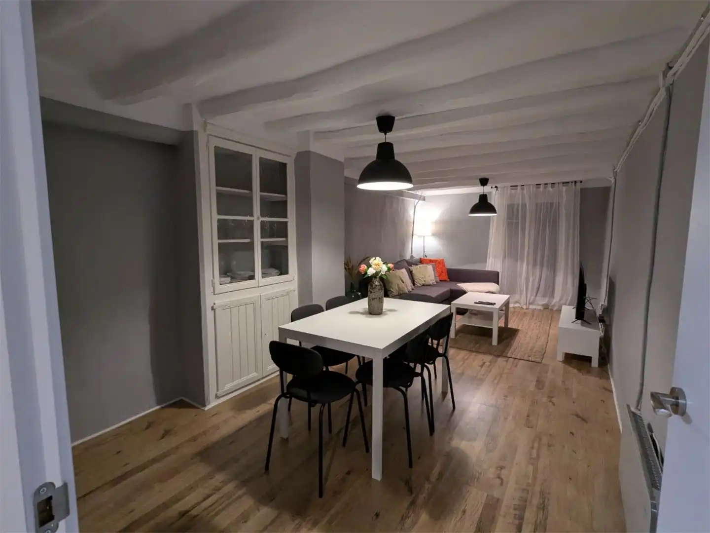 Dining room of Detached homes for sale in Velilla de Cinca  with Heating, Private garden and Parquet flooring