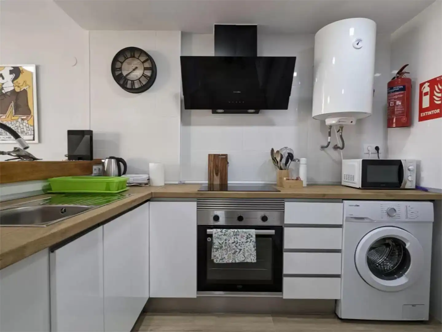 Piso de alquiler en Avinguda Ametlla de Mar, 20, Rincón Alto Cocina de Piso de alquiler en Benidorm con Aire acondicionado y Piscina