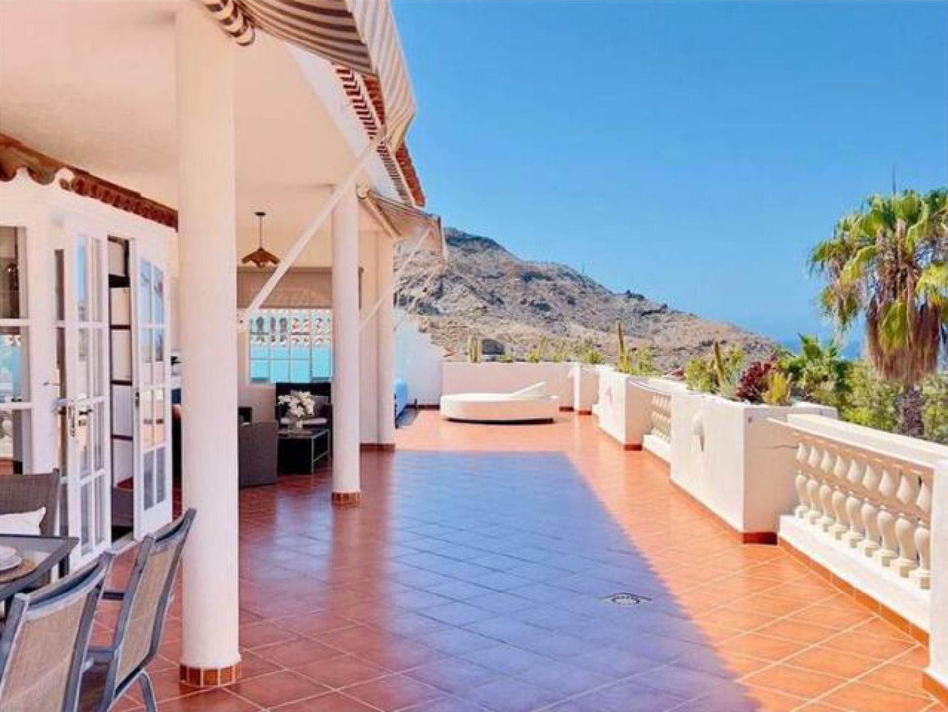 Terrace of Single-family semi-detached for sale in Mogán  with Terrace and Swimming Pool