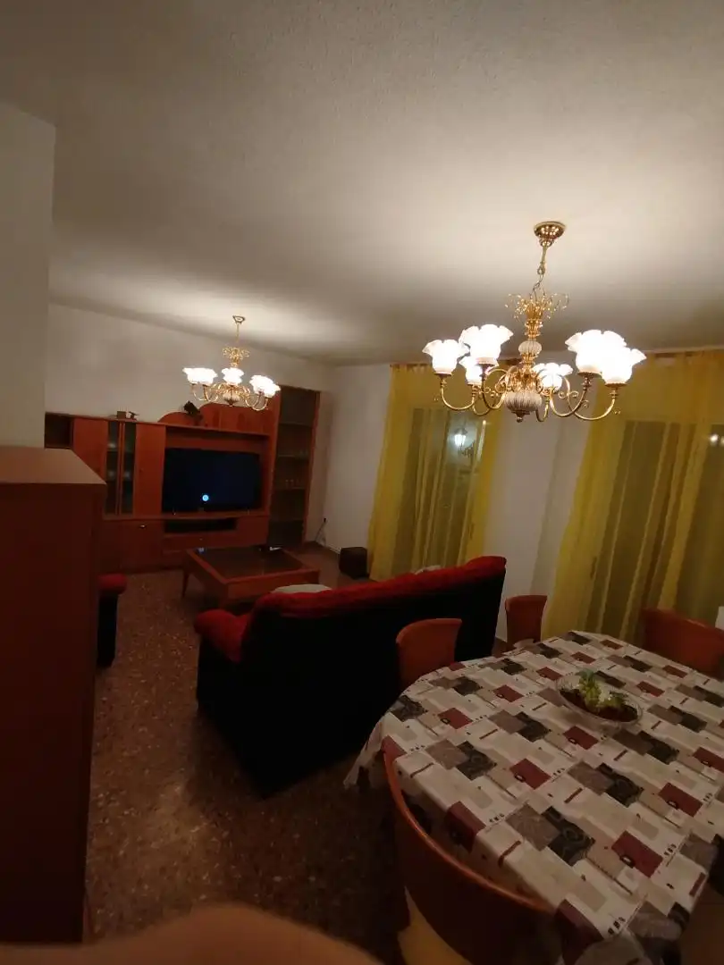 Sala de estar de Piso de alquiler en Petrés con Calefacción, Amueblado y Horno