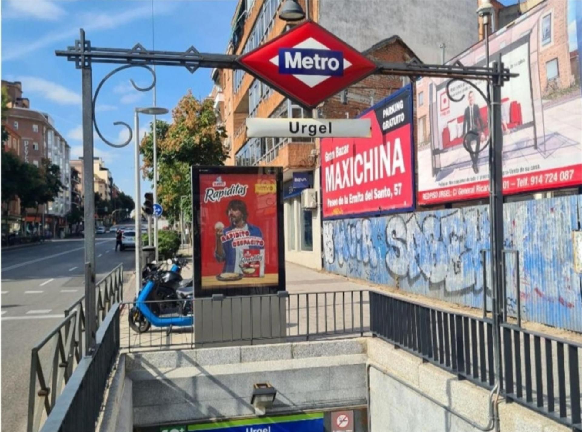 Exterior view of Flat to rent in  Madrid Capital  with Air Conditioner, Heating and Furnished