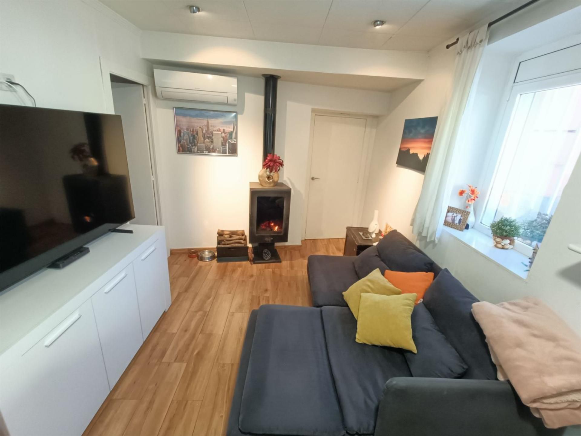 Sala d'estar de Pis en venda en El Pont de Vilomara i Rocafort amb Aire condicionat