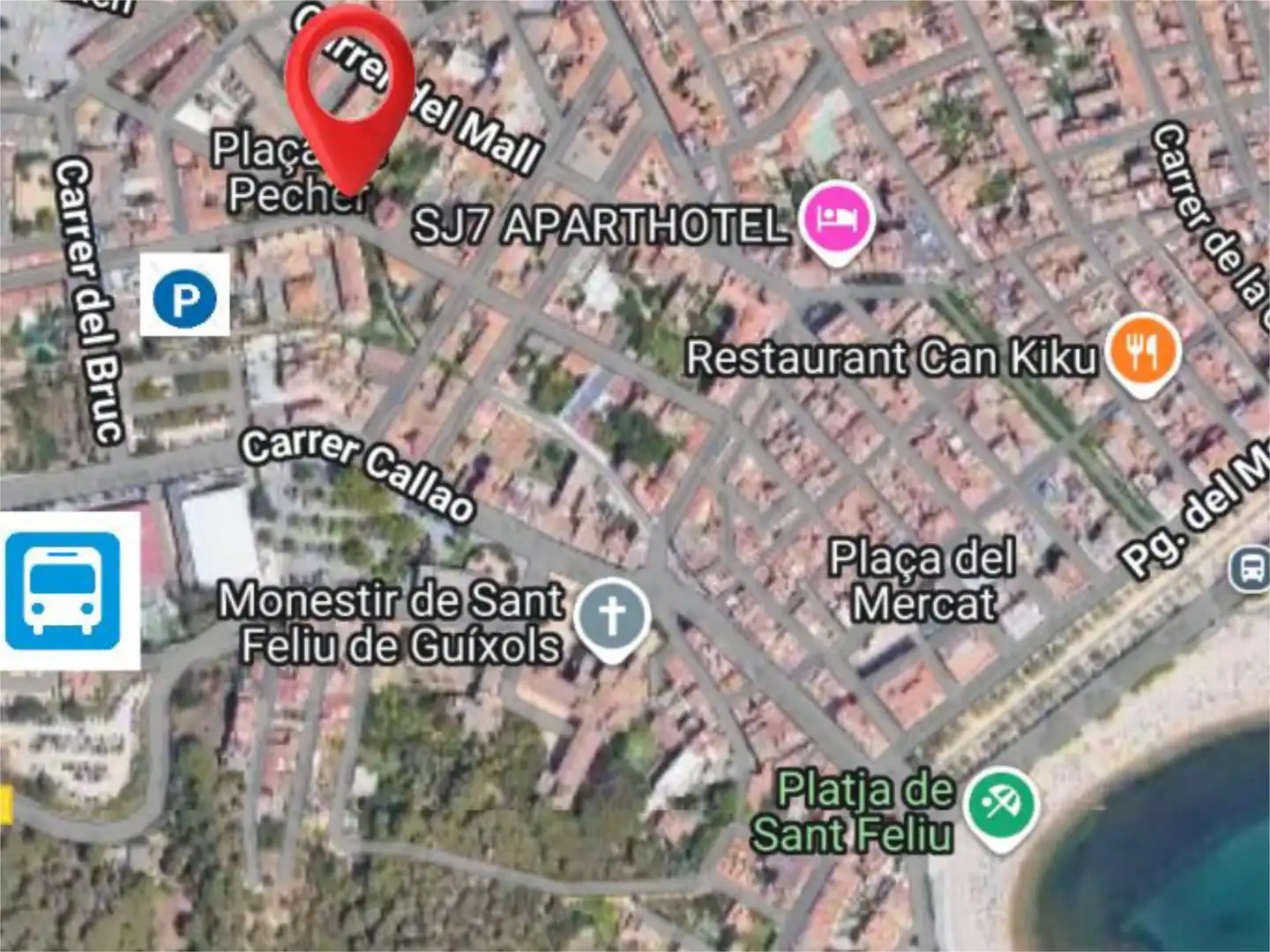 Wohnung zum Verkauf in Carrer de Pecher, 1, Eixample Außenansicht von Wohnung zum Verkauf in Sant Feliu de Guíxols mit Terrasse und Balkon