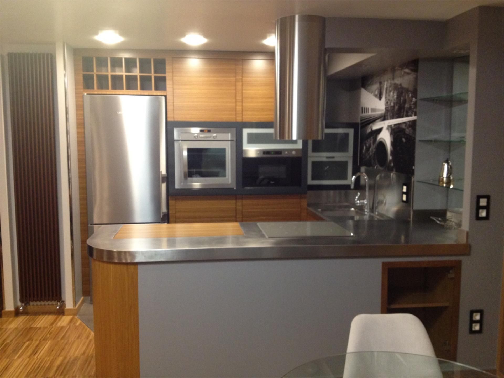 Cuina de Pis de lloguer en Lugo Capital amb Calefacció i Moblat