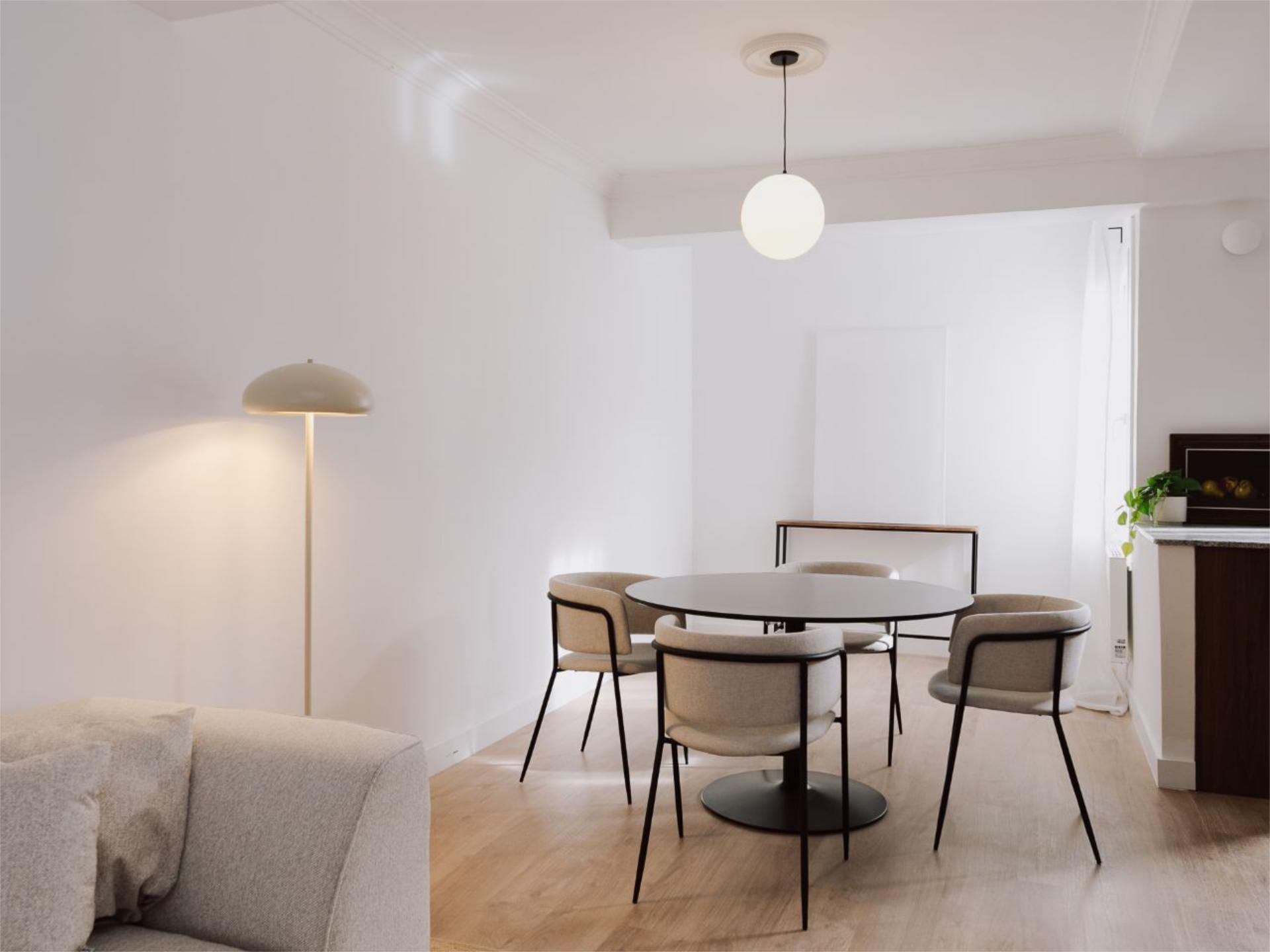 Dining room of Flat for sale in A Coruña Capital   with Heating and Furnished