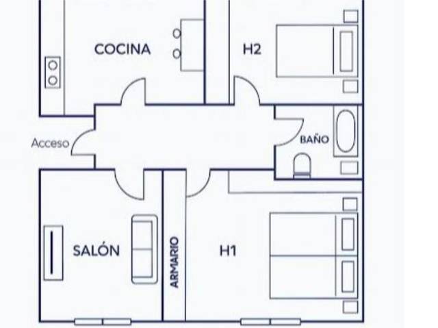 Piso en Venta en Calle Valeriano Miranda, 37 en La Villa - Bazuelo