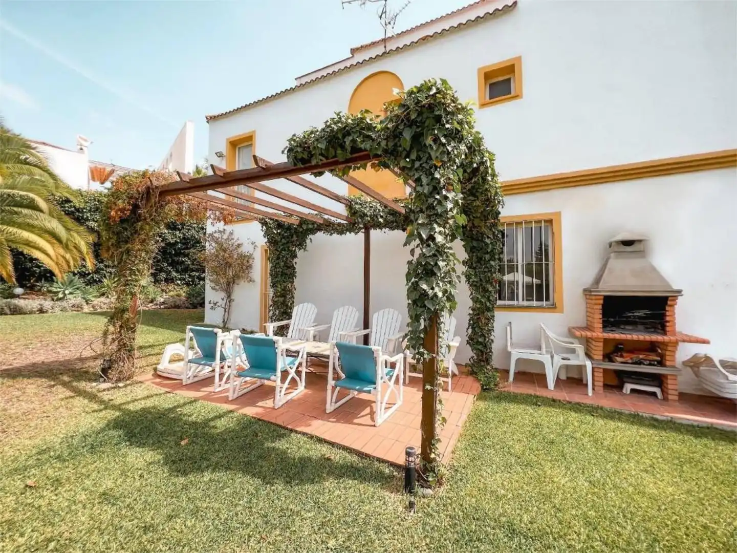 Jardí de Casa o xalet de lloguer en Marbella amb Aire condicionat, Calefacció i Jardí privat