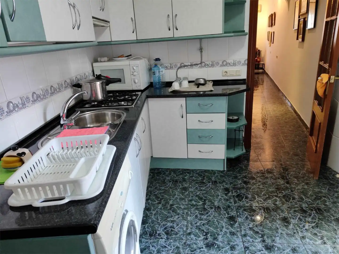 Küche von Wohnung zum Verkauf in Ahigal mit Balkon