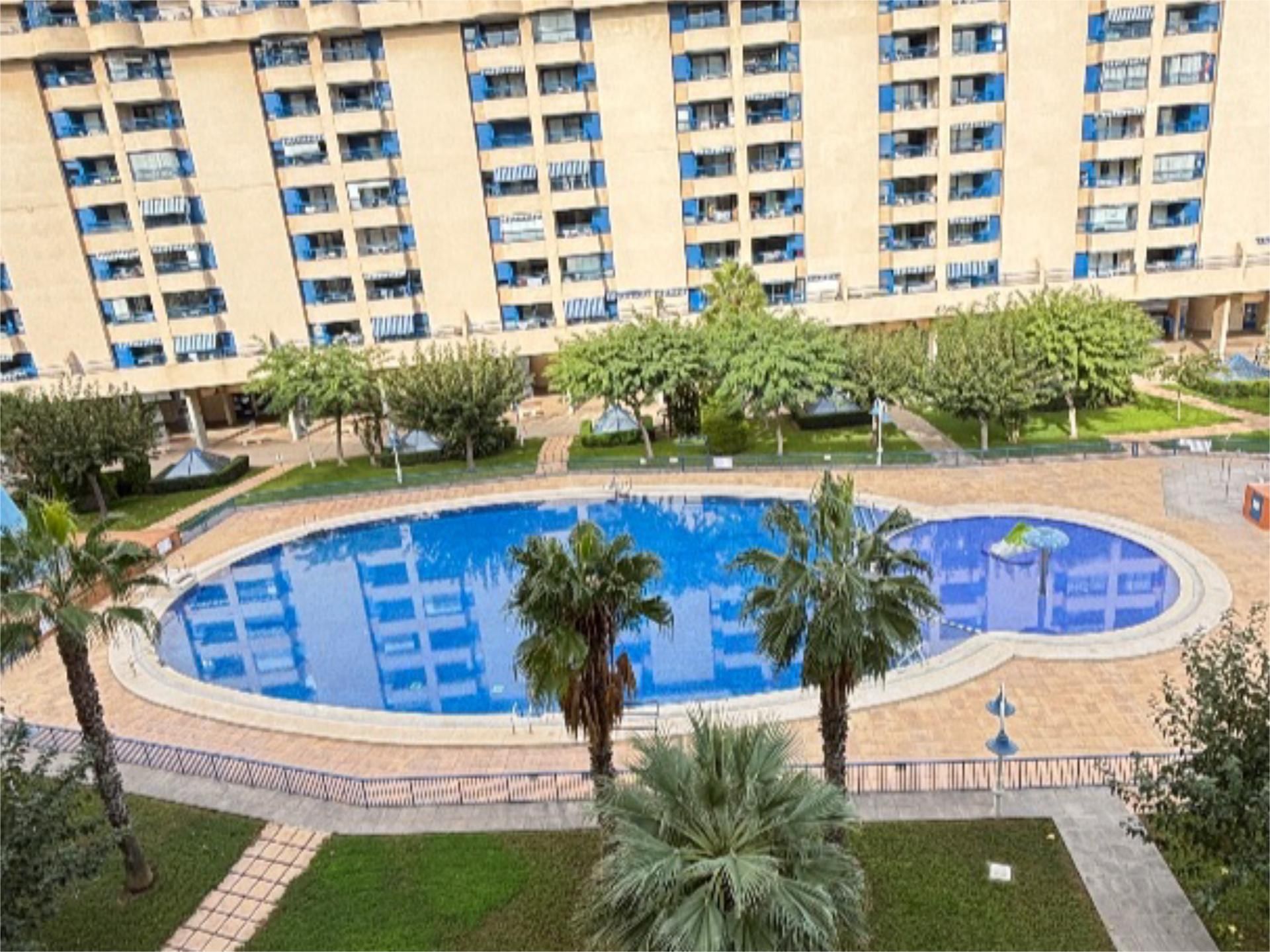 Swimming pool of Apartment to rent in Alboraya  with Air Conditioner, Terrace and Swimming Pool
