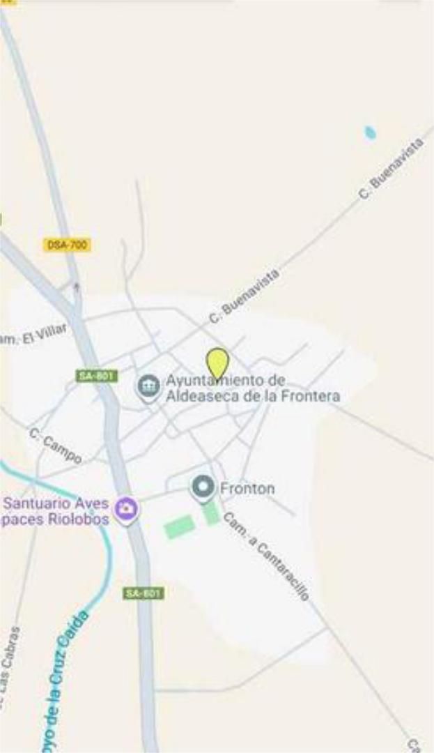 Vista exterior de Casa o xalet en venda en Aldeaseca de la Frontera