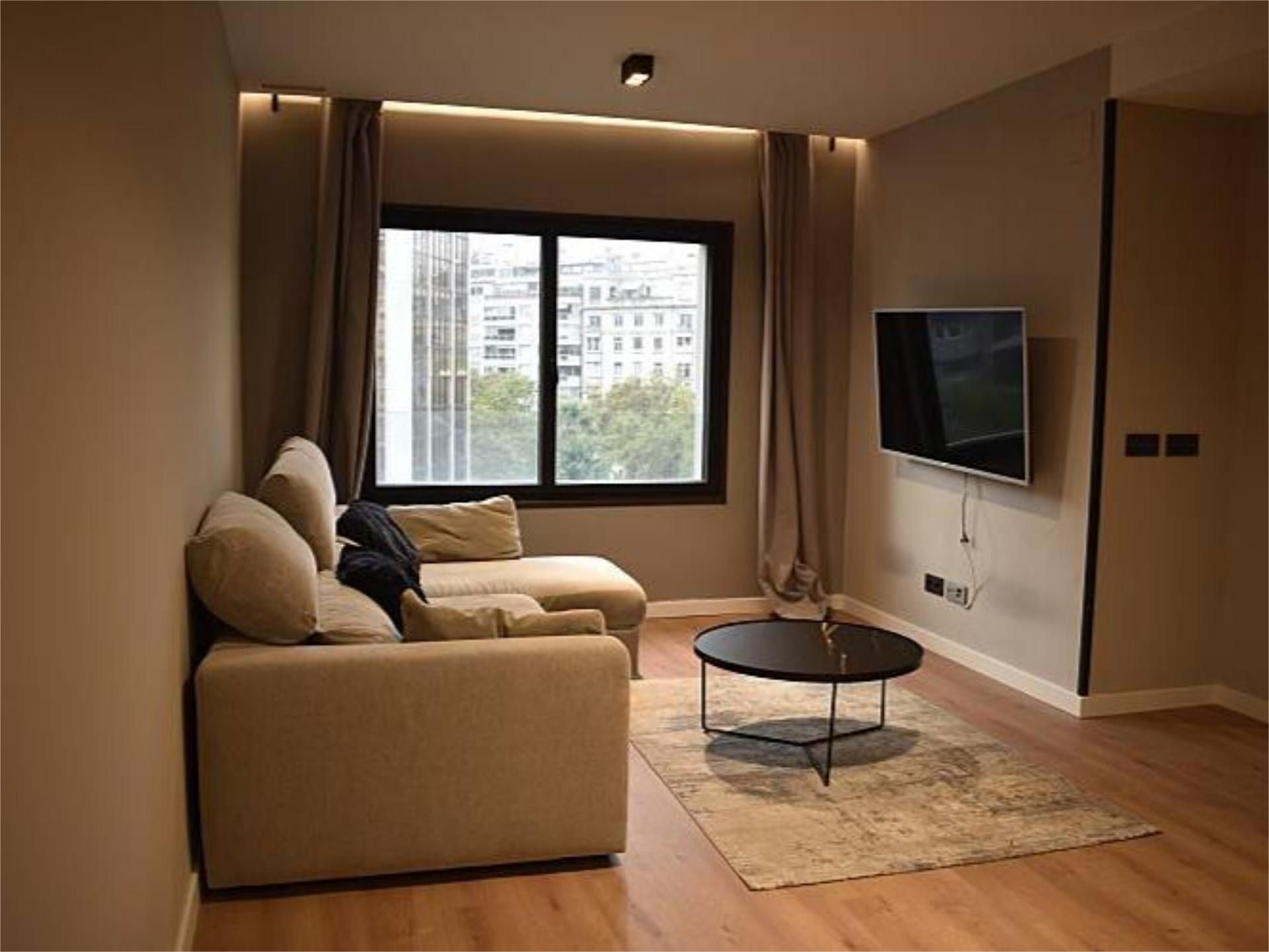 Living room of Flat to rent in  Barcelona Capital  with Air Conditioner