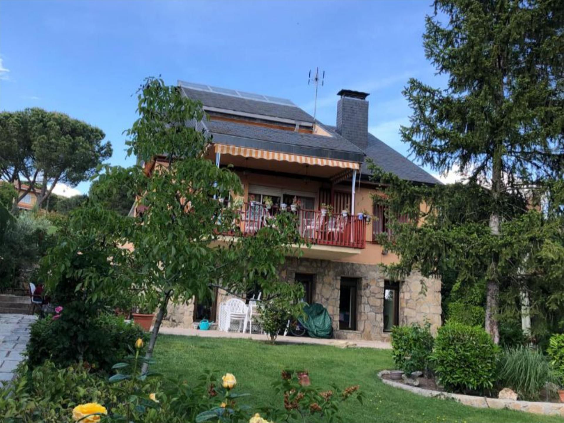 Exterior view of House or chalet to rent in Soto del Real  with Air Conditioner, Heating and Private garden